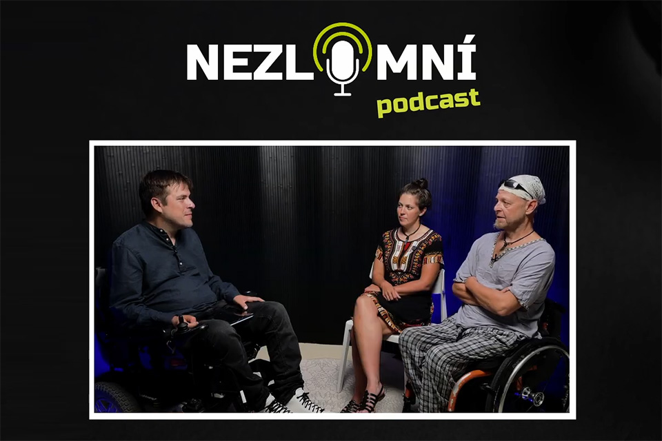 Peer mentor Aleš Černohous v podcastu NEZLOMNÍ
